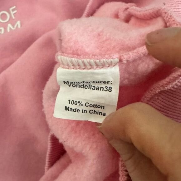 Museum of Ice Cream Pink Crewneck Sweatshirt Size S White Lettering - Picture 5 of 6